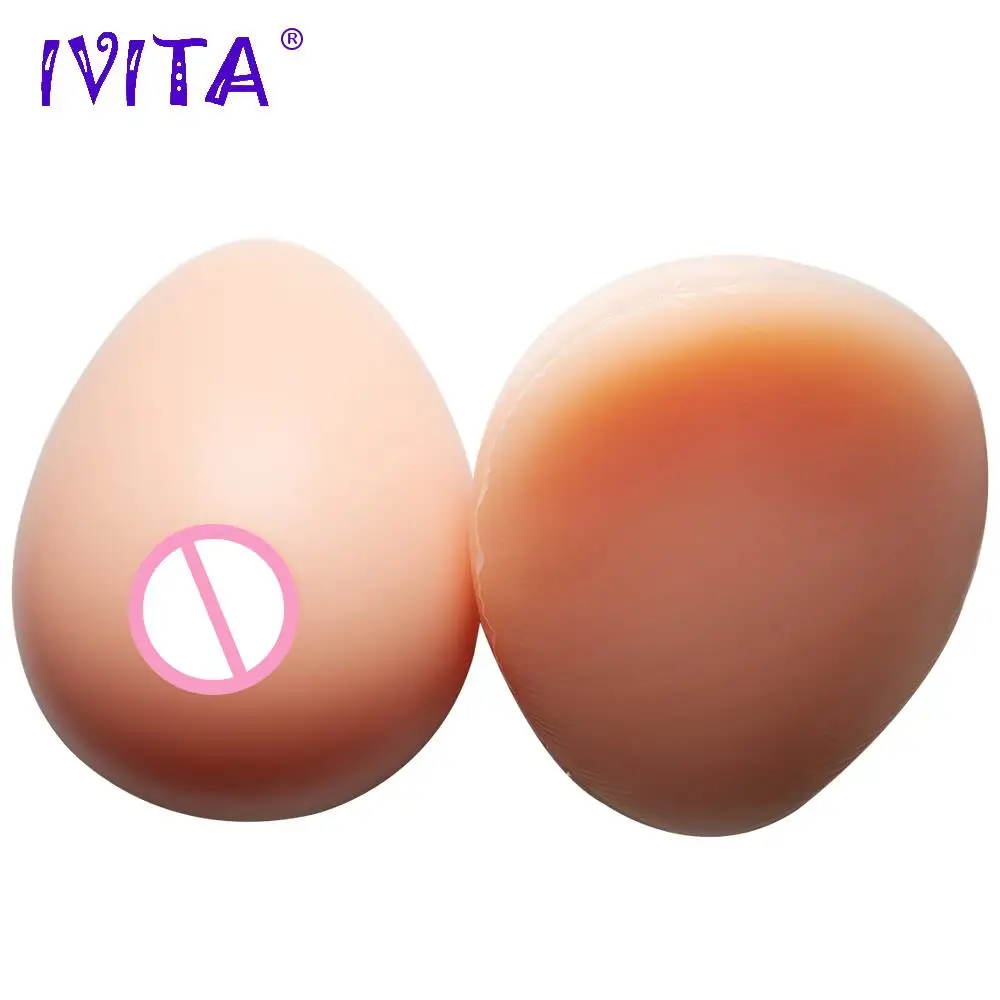 

IVITA 4600g Huge Silicone Breast Forms Fake Boobs Breasts For Crossdresser Transgender Mastectomy Hot Sale Breast Form Gift
