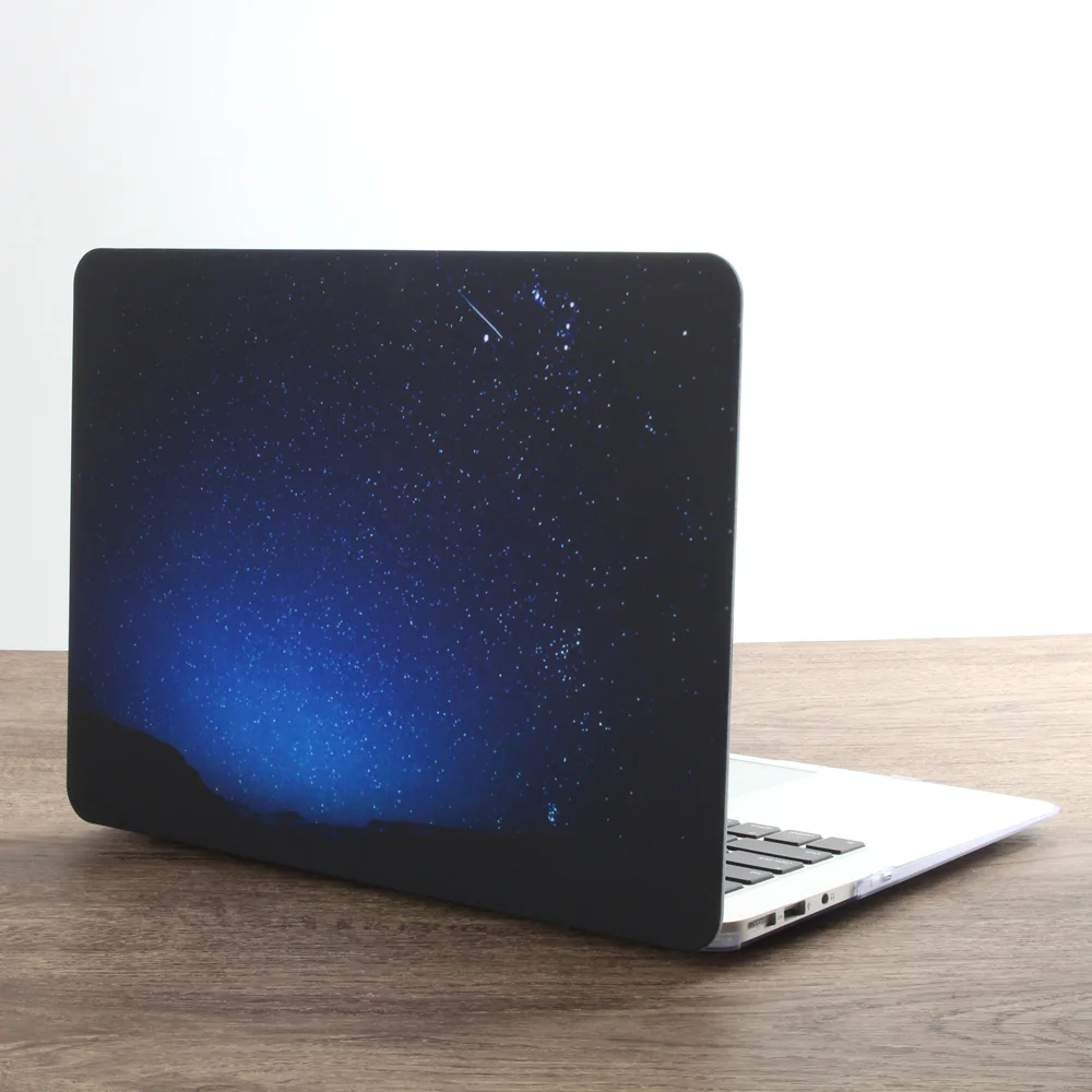 Чехол для ноутбука с принтом пейзажей для MacBook Air Pro retina 11 12 13 15 дюймов с сенсорной панелью+ чехол для клавиатуры