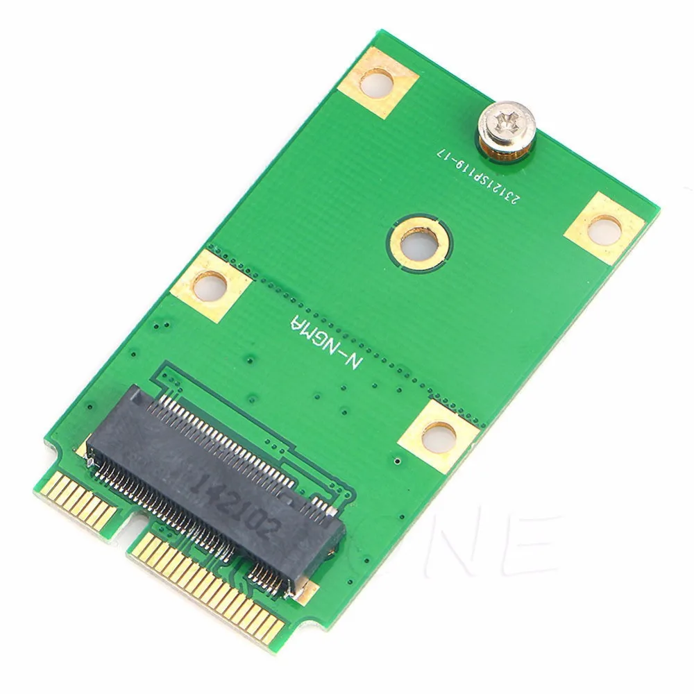 

M.2 NGFF SSD to Mini PCI-E mSATA Adapter Card Replacement Converter NEW C26