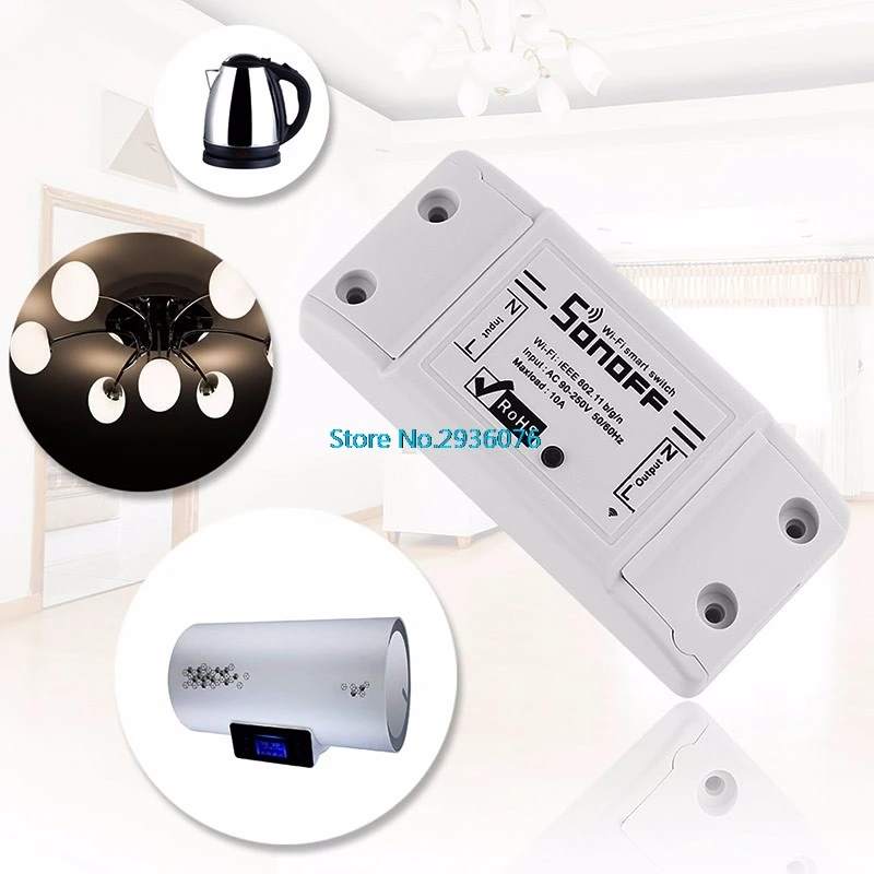

WiFi Wireless Switch Relay Module Smart Home For Apple Android Smartphones 2017 New Motion Sensor