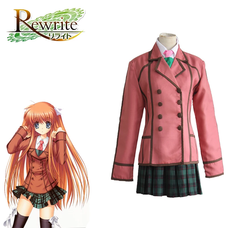 

Rewrite Costume Ohtori Chihaya Costume Anime Costume Japanese Game School Uniform Suit Full Set Costumes For Halloween Party