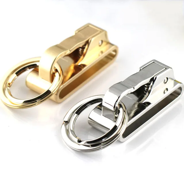 

high quality car keychain double loops hanging key chain key holder creative sleutelhanger chaveiro llavero hombre free shipping