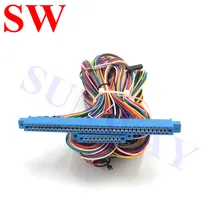 2 шт. 10Pin+ 36Pin жгут проводов для JAMMA провода для аркадной игры красная доска казино Мега игровой автомат аксессуар