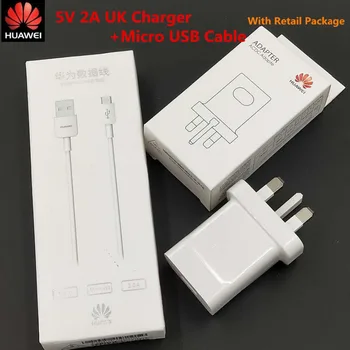 

Original HUAWEI 5V 2A US EU UK Usb Wall Fast Charger Micro USB Date Cable For P9 P8 Honor 9 9i 20i 7 8A 8X 8C Mate S 7 8