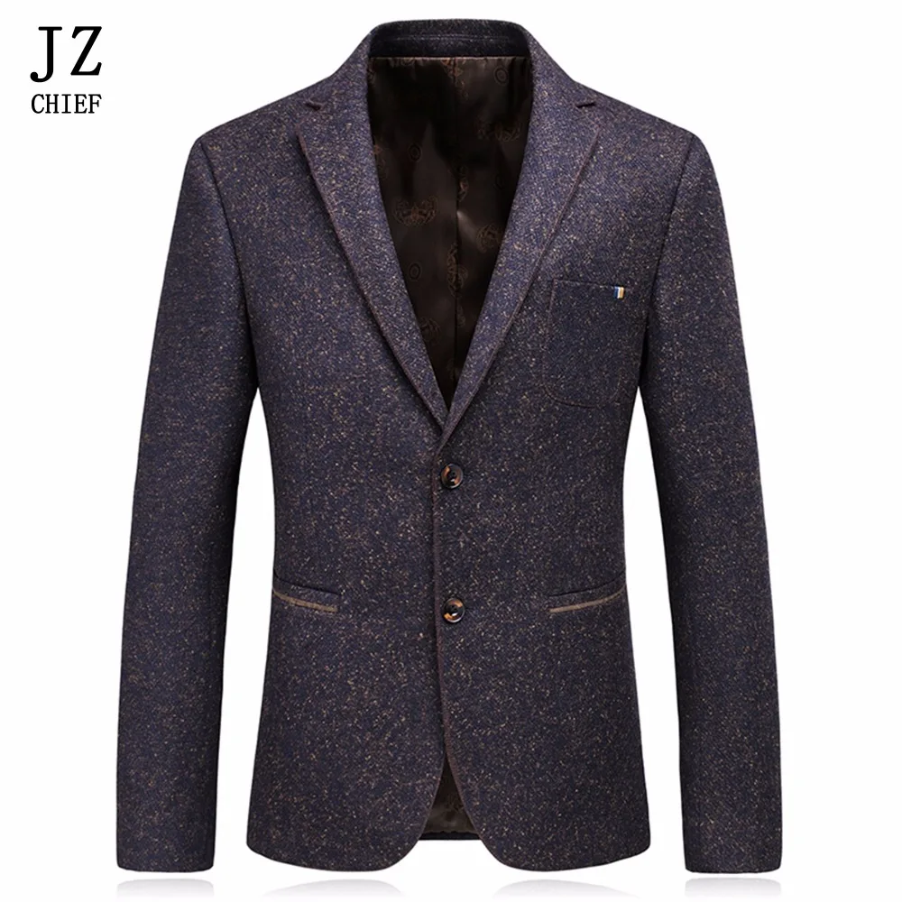 purple casual blazer