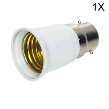 1x Big Promortion B22 to E27 Base LED Light Lamp Bulb Fireproof Holder Adapter Converter Socket Change