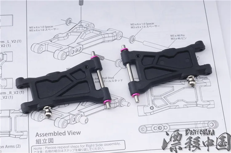 RC автомобильный комплект 3 RACING CS D4 4WD Drift Frame Pro Pack с бесплатной батареей