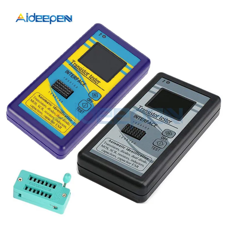 

M328 Multi-Purpose 1.8 inch TFT LCD Transistor Tester Diode Resistor ESR Capacitance Inductor LCR Meter MOS SCR Portable