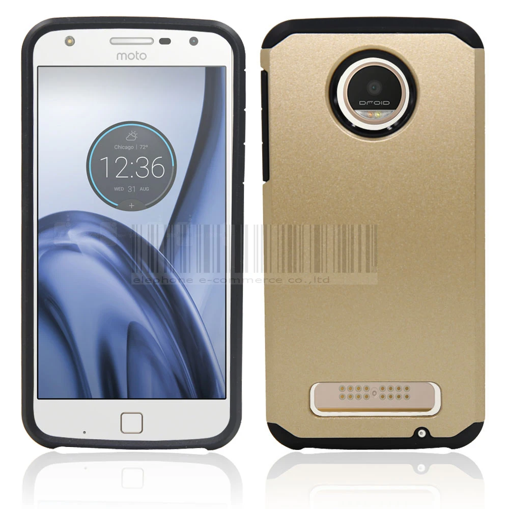 Для Motorola Moto Z Play Гибридный армированный чехол + защита для экрана стилус