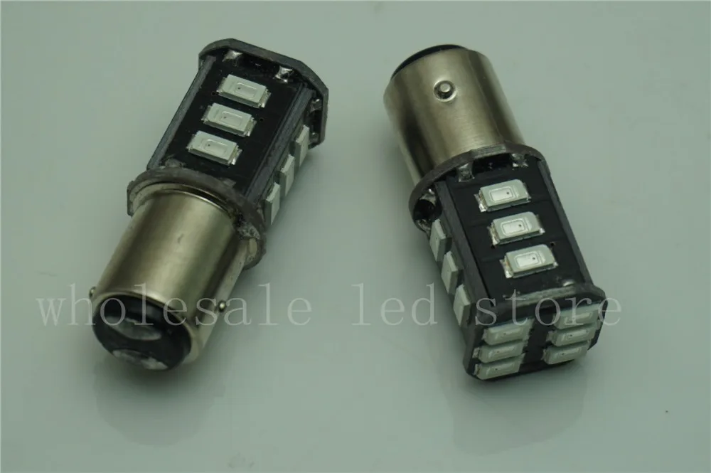 

1pcs PY21W P21/5W S25 BAY15D 1157 18SMD 5630 LED Bulb Red Amber Lamp Car Brake Lights Rear Lights Stop Lights