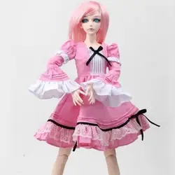 141 # Розовое платье/костюм/комплект 2 шт. 1/3 SD DOD БЖД Dollfie