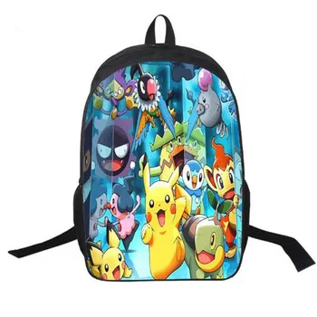 

Pokemon Backpack For Teenagers Boys Girls School Bags Sans Women Men Travel Bag Children Pikachu Shoulder Backpacks Mochila