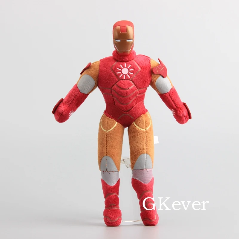 

Super Heros Iron Man Soft Plush Toys Iron Man with Plastic Head Stuffed Dolls 10"25 cm Children Gift