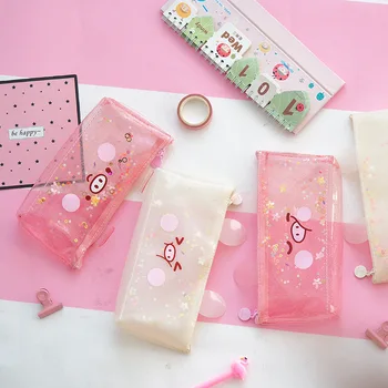 

1 Pcs Kawaii Pencil Case Stupid pig Estuches School Pencil Box Pencilcase Pencil Bag School Supplies Stationery