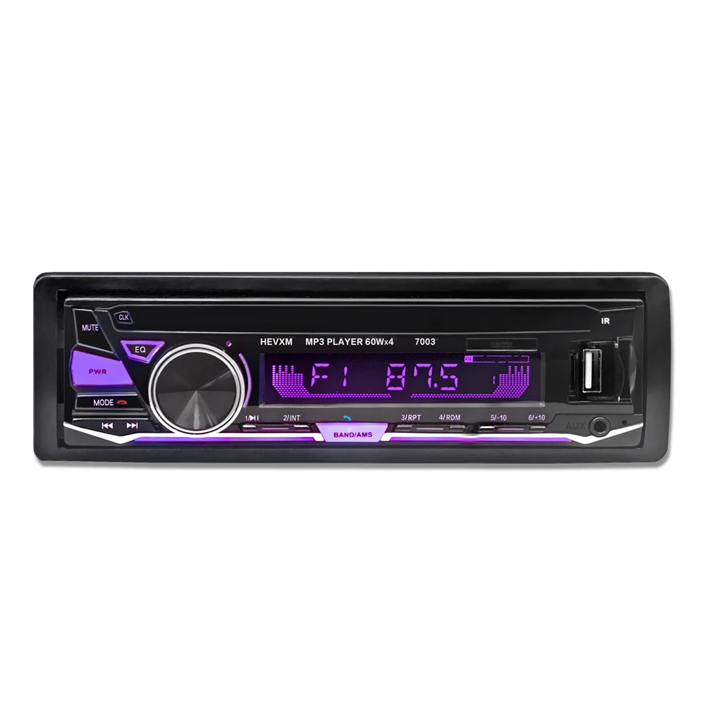 12V Bluetooth Car Radio Player Stereo FM MP3 Audio 5V-Charger USB SD MMC AUX Auto Electronics In-Dash Autoradio 1 DIN NO CD 12V Bluetooth Car Radio Player Stereo FM MP3 Audio 5V-Charger USB SD MMC AUX Auto Electronics In-Dash Autoradio 1 DIN NO CD