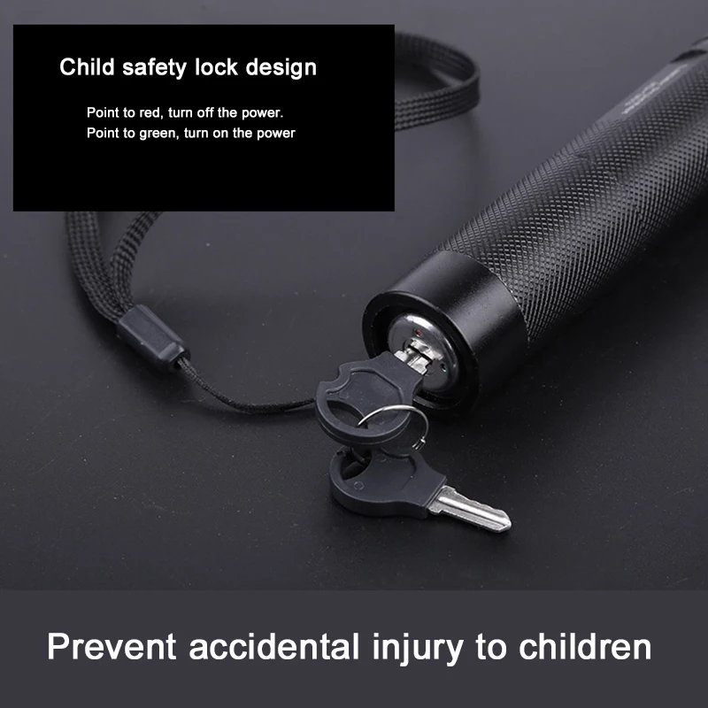 Chiclits LED Flashlight 1000mw Laser 303 Green Power High Power Laser Torch light Led Night Light with 18650 Battery (1)