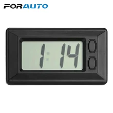 FORAUTO Автомобильные ЖК-цифровые часы автостайлинг авто часы Автомобильные украшения аксессуары для интерьера самоклеящееся украшение для автомобиля