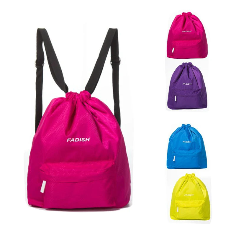 Portable Waterproof Drawstring Travel Storage Bags Unisex Shoulder Bag