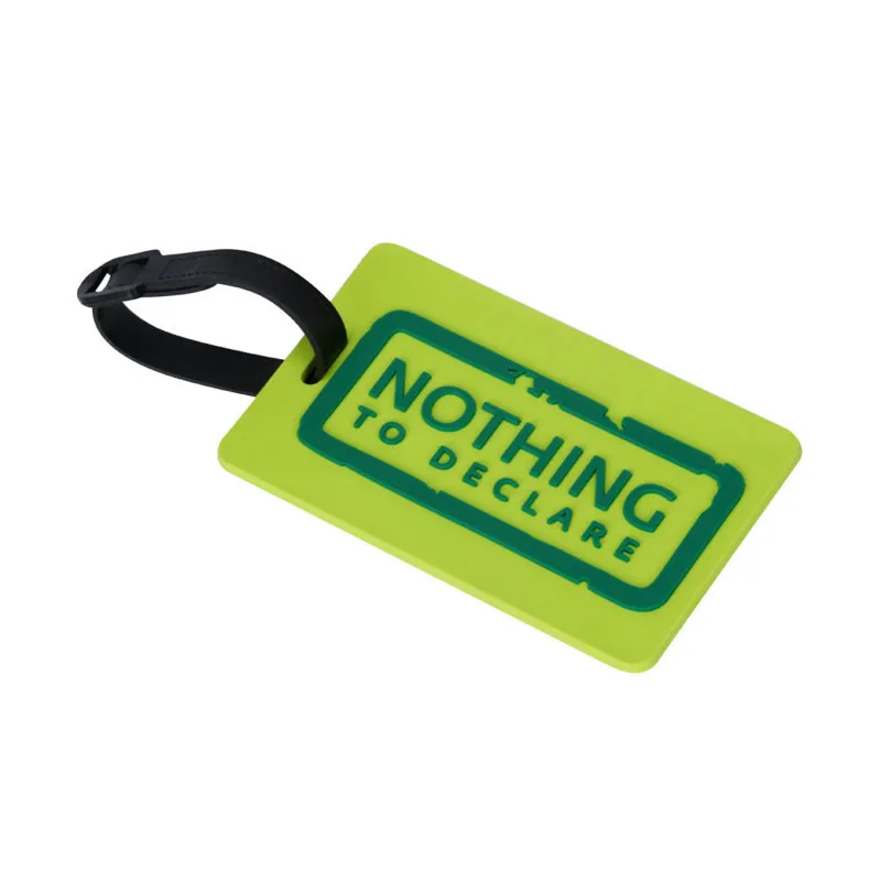 Wholesale Price Rubber Funky Travel Luggage Label Straps Suitcase Name ID Address Tags Luggage Decoration Tags Supplies - Цвет: 18