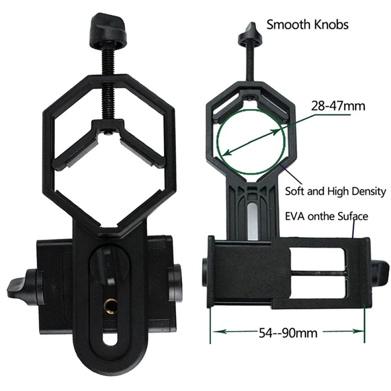 Портативный держатель для телефона крепление бинокулярный микроскоп Зрительная труба ТЕЛЕСКОП клип кронштейн адаптер Универсальный для мобильных телефонов
