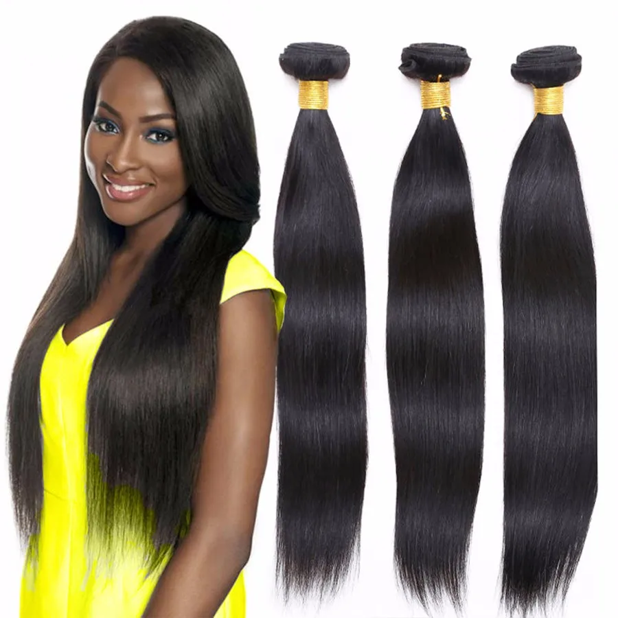 Brazilian Virgin Hair Straight 4 Bundles bresilien 100 Human Hair Weave Wholesale Soft Human ...