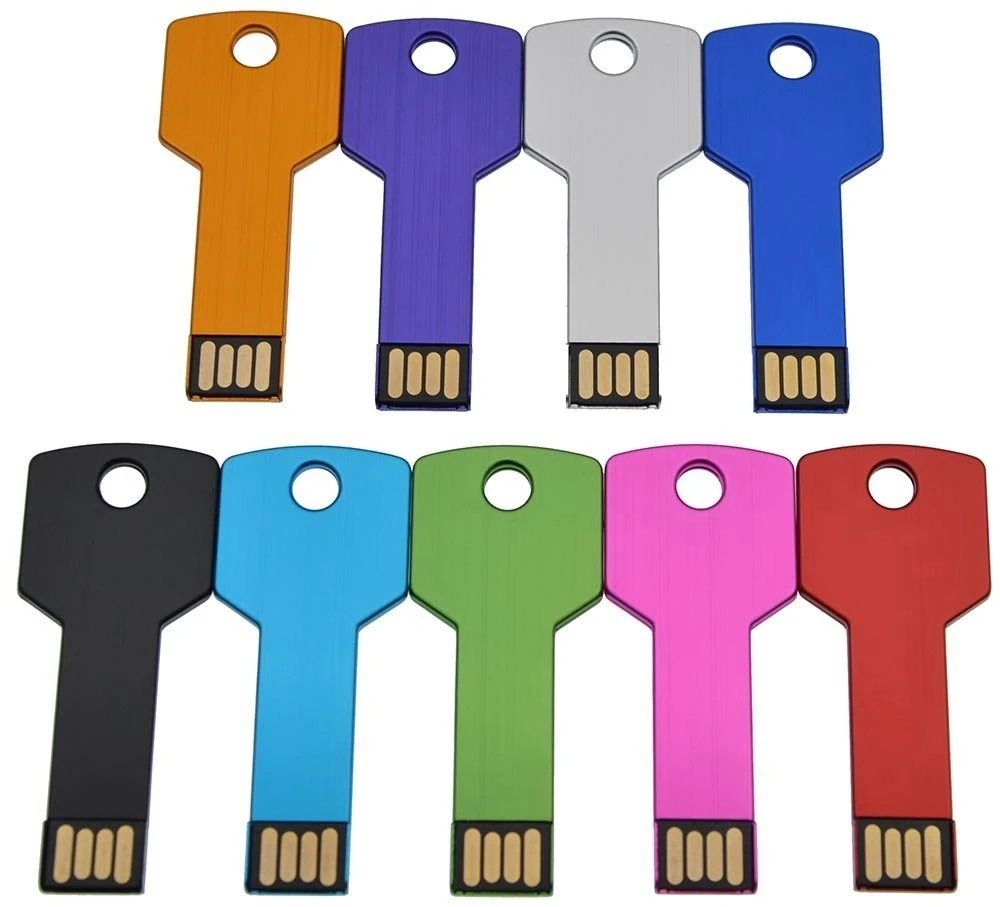 

J-boxing Metal Key 8GB USB Flash Drive Thumb Pen Drive USB 2.0 Flash Memory Stick Storage Computer Laptop Tablet Mac Multicolors