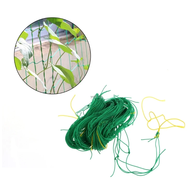 Горячая сад зеленый нейлон шпалеры поддержка для плетения скалолазание фасоли растение забор YH65