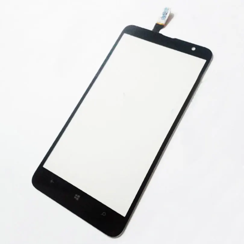 10 шт./лот Для Nokia Lumia 1320 Touch Screen Digitizer стеклянная панель на замену черный Бесплатная