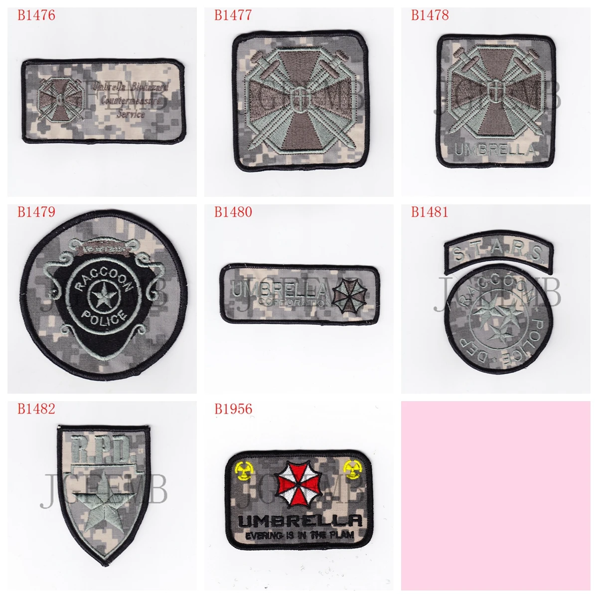 

ACU Resident Evil Umbrella Military Tactical Morale Embroidery patch