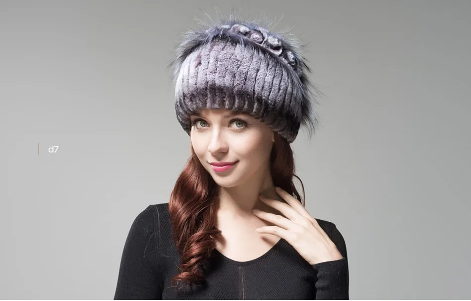 fur woman winter hats PCM009 (19)