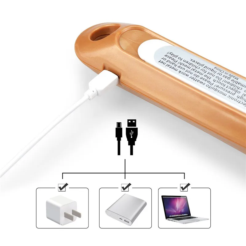 Электрическая лампа от комаров CLAITE USB для уничтожения насекомых летающих
