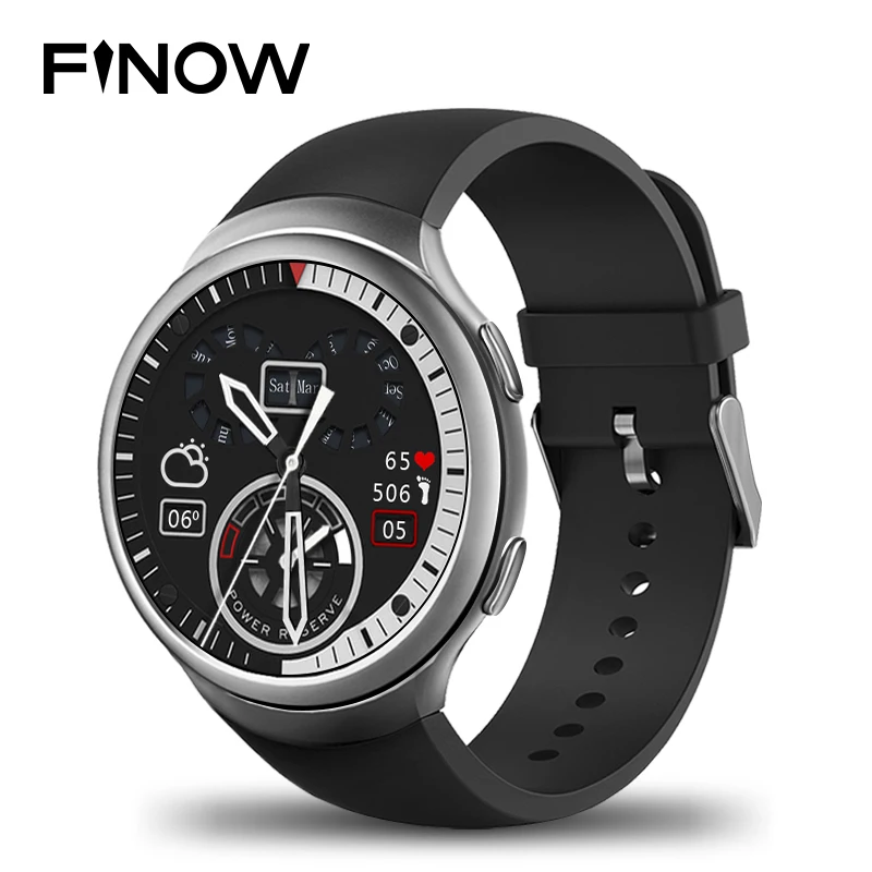 Finow X3 плюс Умные часы K9 Wearable Devices (носимое устройство) Смарт Для мужчин Android 5 1 MTK6580