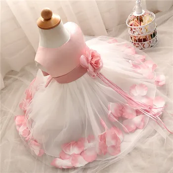 

Flower Girl Dress For Wedding Party Wear Girl Baptism Costume Birthday Kids Dresses For Girls Clothes Princess Vestidos 2-12T