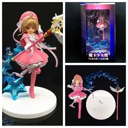 Карта Captor Sakura фигурка Kawaii фигурка ПВХ Модель Аниме Фигурка девушка Сакура КИНОМОТО кукла горячие игрушки для детей подарок