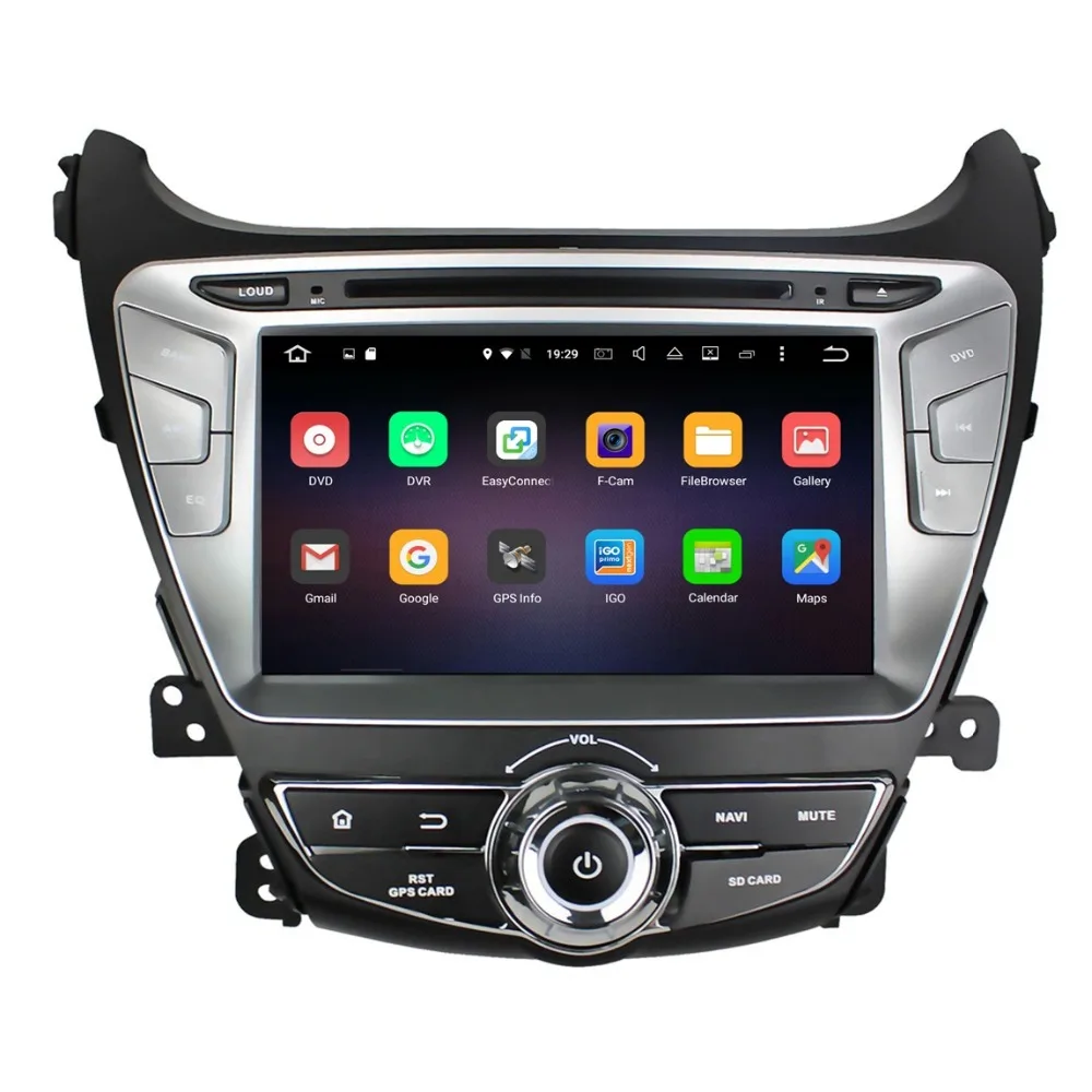 ROPOTE HD Восьмиядерный Android 6 0 8 &quotавтомобильный DVD gps для hyundai Elantra 2014 с 2 Гб ОЗУ 4 wifi