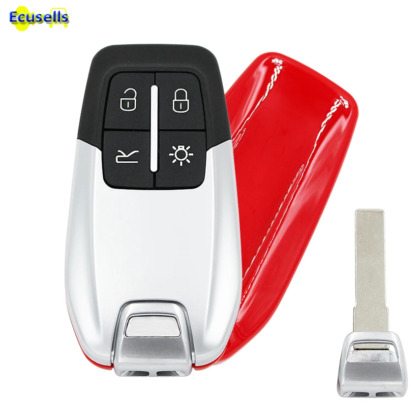 

Luxury 4 buttons remote key case shell fob for Ferrari 458 588 488GTB LaFerrari with insert key without logo