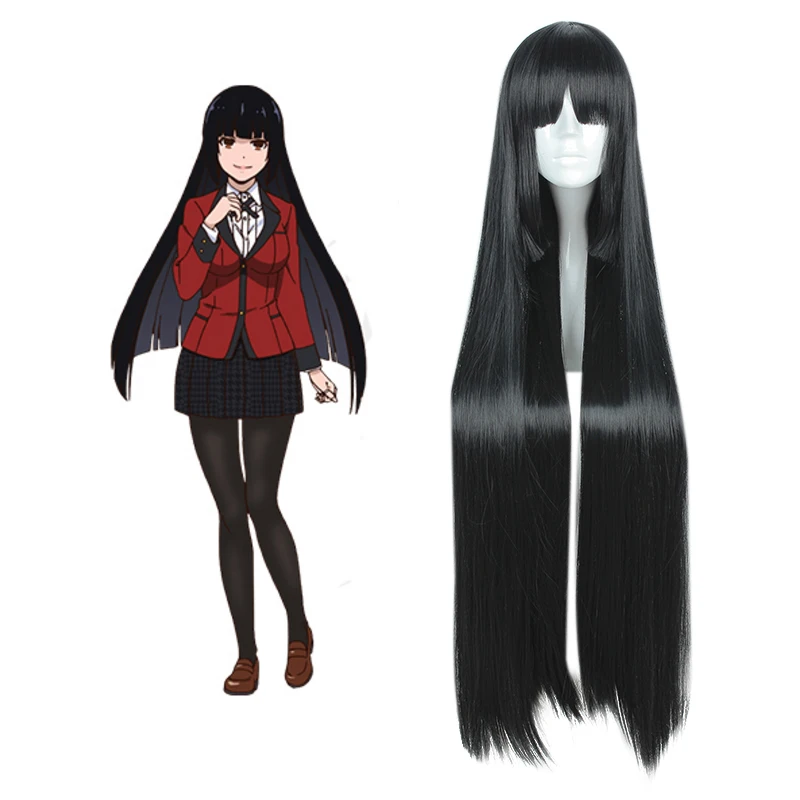 

Anime Kakegurui Cosplay Wigs Jabami Yumeko Cosplay Heat Resistant Synthetic 100CM Wigs Halloween Carnival Party Cosplay Wigs