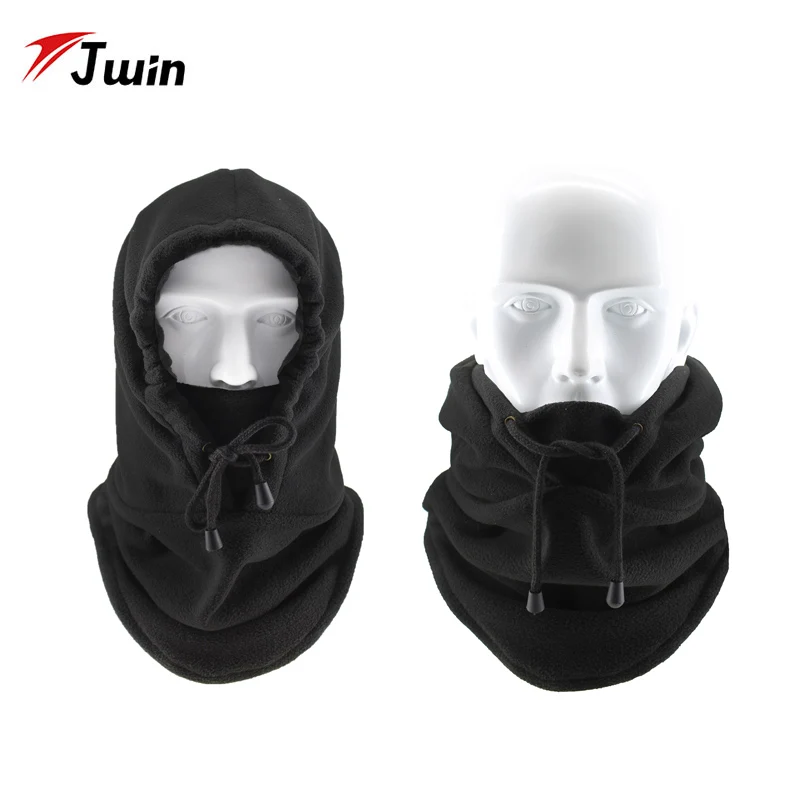

Winter Warm Hat With Mask Tactical Ski Face Mask Windproof Fleece Hood Hat Sports Mask Windproof Neck Thermal Men And Woman Hat