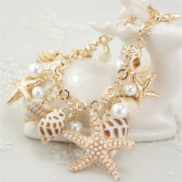 

Pendant Bracelet Hawaii beach Amorous feelings Fashion Jewelry charm bracelets for women or girl gift wholesale and retail