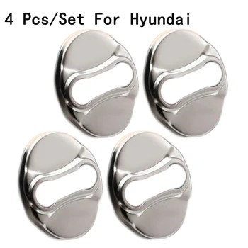 

Door Lock Cover Stainless Steel Modification Only For Hyundai/Verna/I30/ELANTRA/TUCSON/MONICA/ELANTRA/Sonata/Veracruz