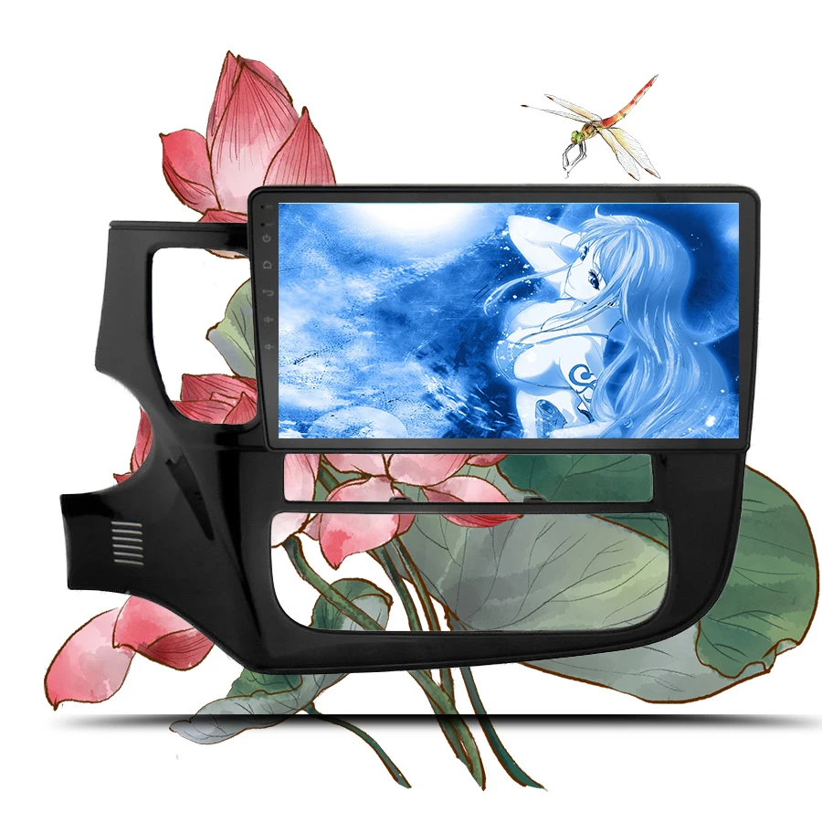 

Android 9.1 10.1" Car Head Unit WiFi 3/4G SWC Carplay Auto Radio Stereo GPS Multimedia dvd Player For Outlander 2014 2016 -2019