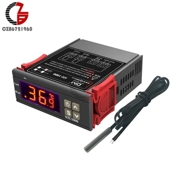 

110V 220V 12V 24V AC STC-1000 LED Digital Thermostat Temperature Controller Regulator Incubator Home Thermometer Weather Station
