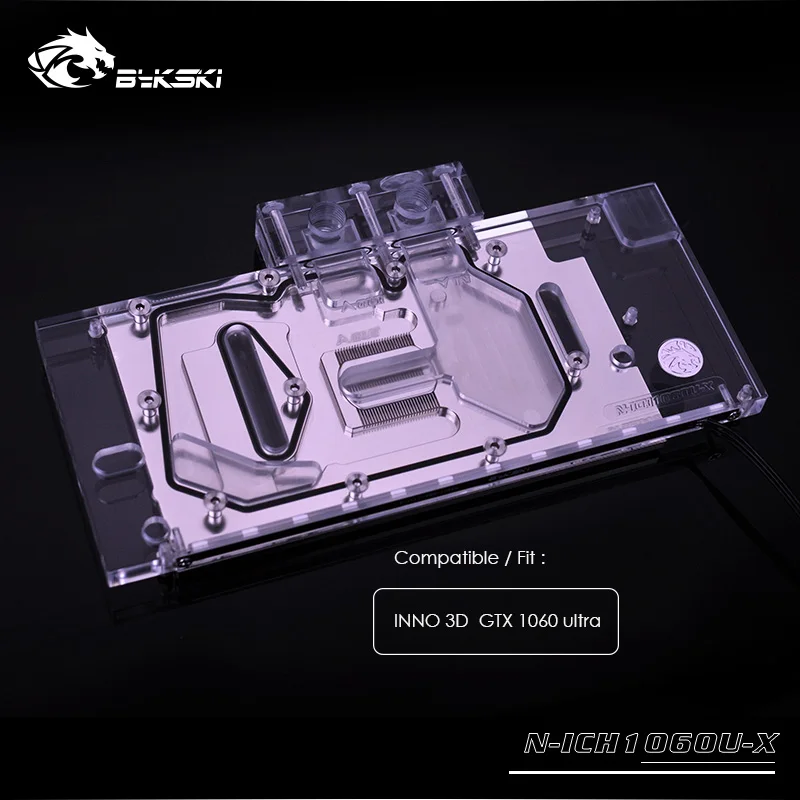 Bykski водный блок для INNO3D GTX 1060 Ultra водяное охлаждение GPU Блок кулер VGA материнская