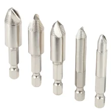 5pcs Screw Extractor Drill Bits Guide Broken Damaged Bolt Remover Center Drill Bits Easy Out #0 #1 #2 #3 #4 5pcs Screw Extractor Drill Bits Guide Broken Damaged Bolt Remover Center Drill Bits Easy Out #0 #1 #2 #3 #4