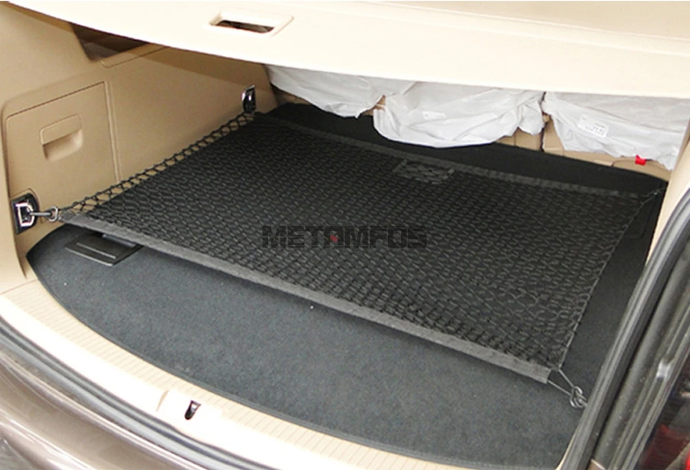 Для Nissan X-Trail Qashqai Teana Tiida Sunny Nylon Cargo Parcel багажная сетка для багажа Автомобильный багажник органайзер для хранения