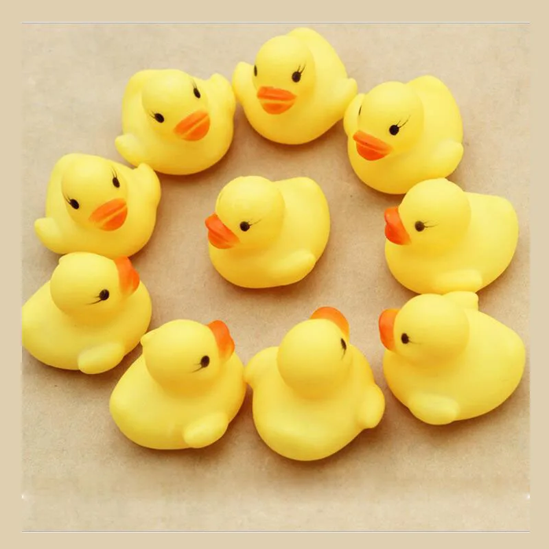 

Swimming Pool Sound Ducklings Water Play Toy Bath Kids Toys 10 pieces / bag