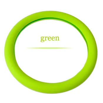 

Soft Silicone Steering Wheel Cover Shell Skidproof Odorless Eco Friendly for Peugeot 206 207 208 301 307 308 407 2008 3008 4008