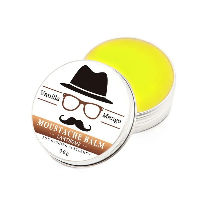 

30G Moustache Wax Beard Balm Organic Beard Oil Conditione For Beard Growth For Men's Beard Styling