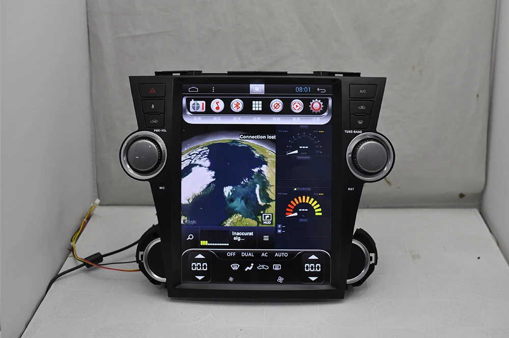 Excellent Aoluoya RAM 2GB  Android 6.0 CAR DVD PLAYER For Toyota Highlander 2009-2012 2013 2014 Radio GPS navigation multimedia WIFI 3G 4