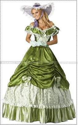 Вечерние платья Скарлетт в колонии, в стиле «Civil War», бальное платье лолиты для косплея - Цвет: color
